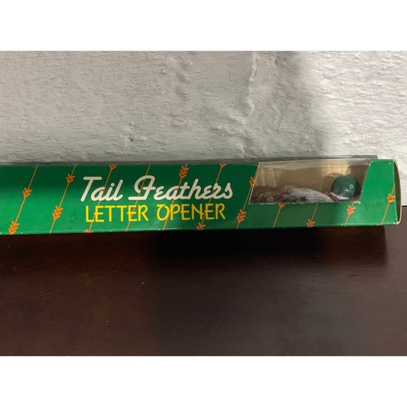 DAKIN & CO 1986 San Francisco Letter Opener Wood Carved Duck Handpainted - Picture 2 of 10